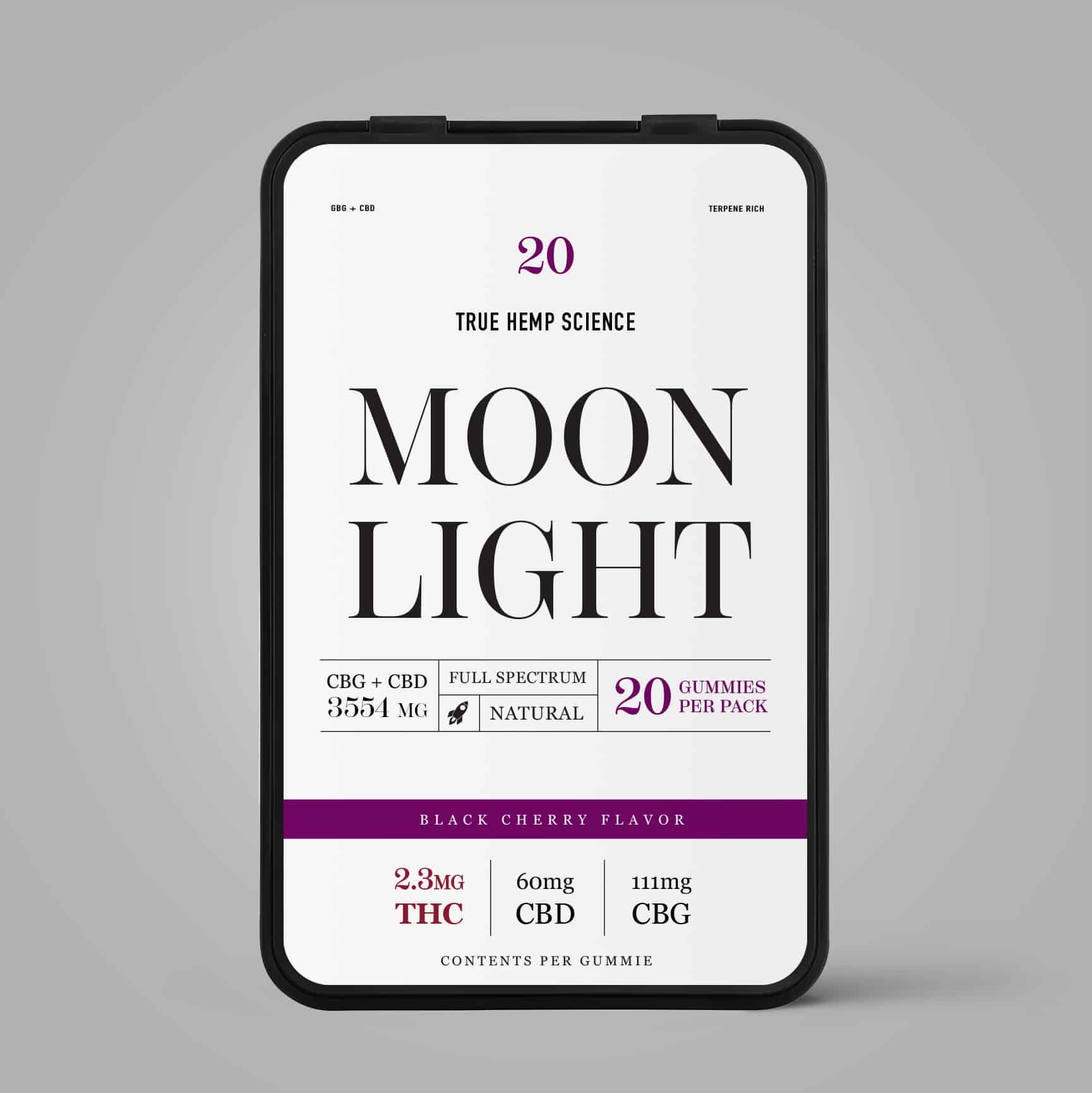 How to Use MOONLIGHT 20-Count Organic Gummies for Wellness - True Hemp Science