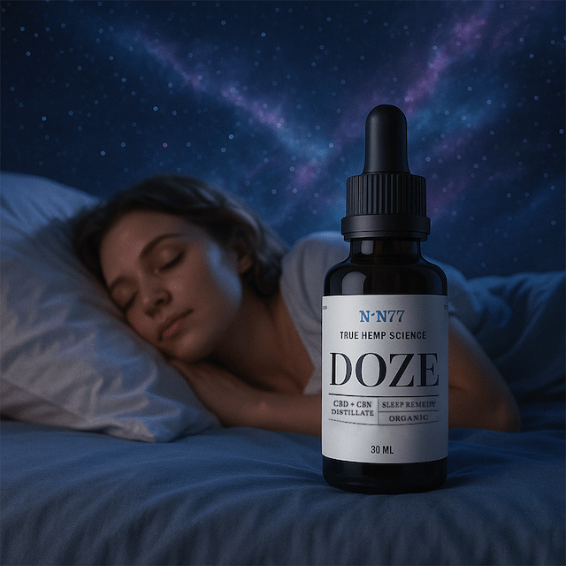 DOZE - Organic CBD + CBN Oil Sleep Remedy - True Hemp Science