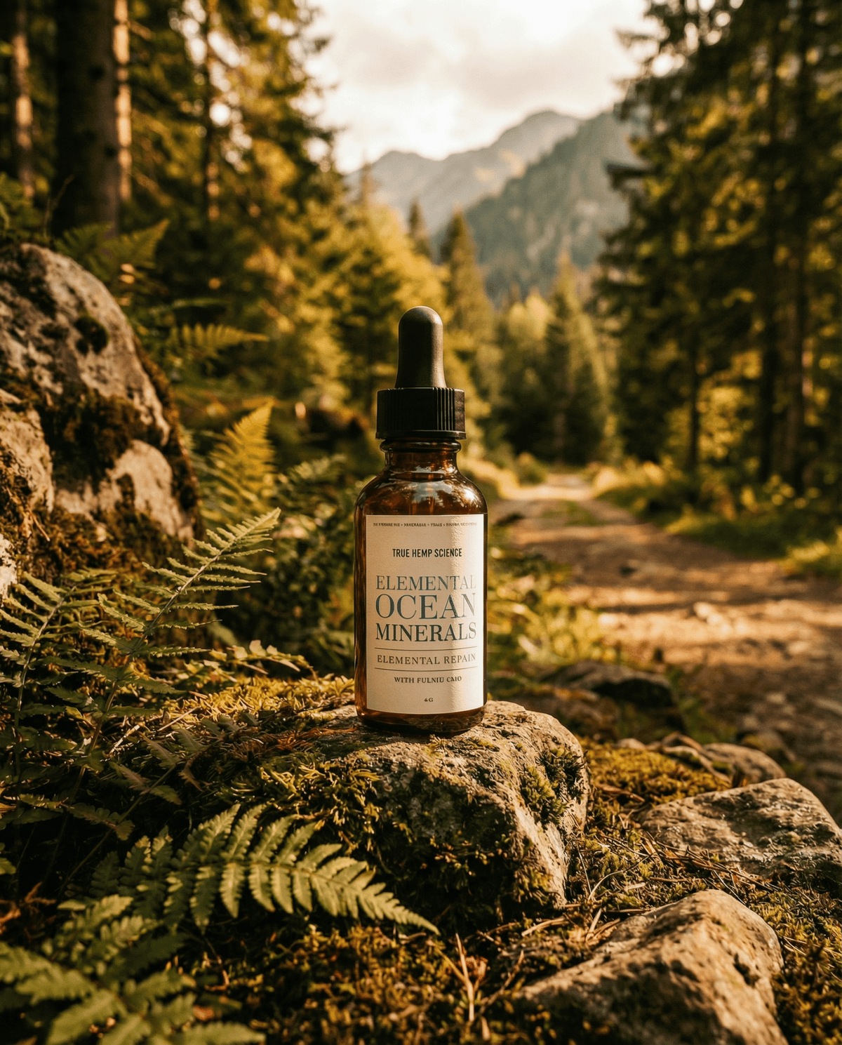 ELEMENTAL OCEAN MINERALS Elemental Repair with Shilajit & Fulvic acid - True Hemp Science