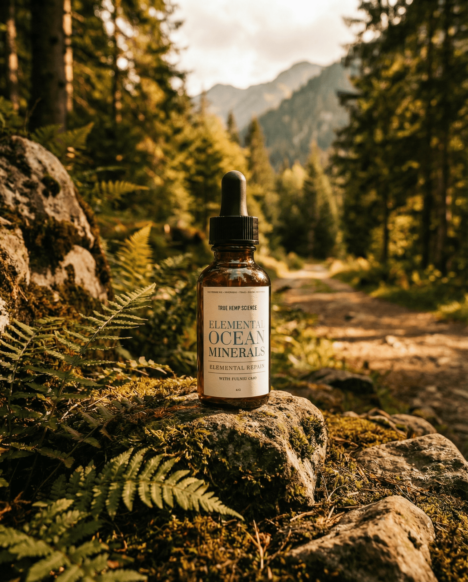 ELEMENTAL OCEAN MINERALS Elemental Repair with Shilajit & Fulvic acid - True Hemp Science