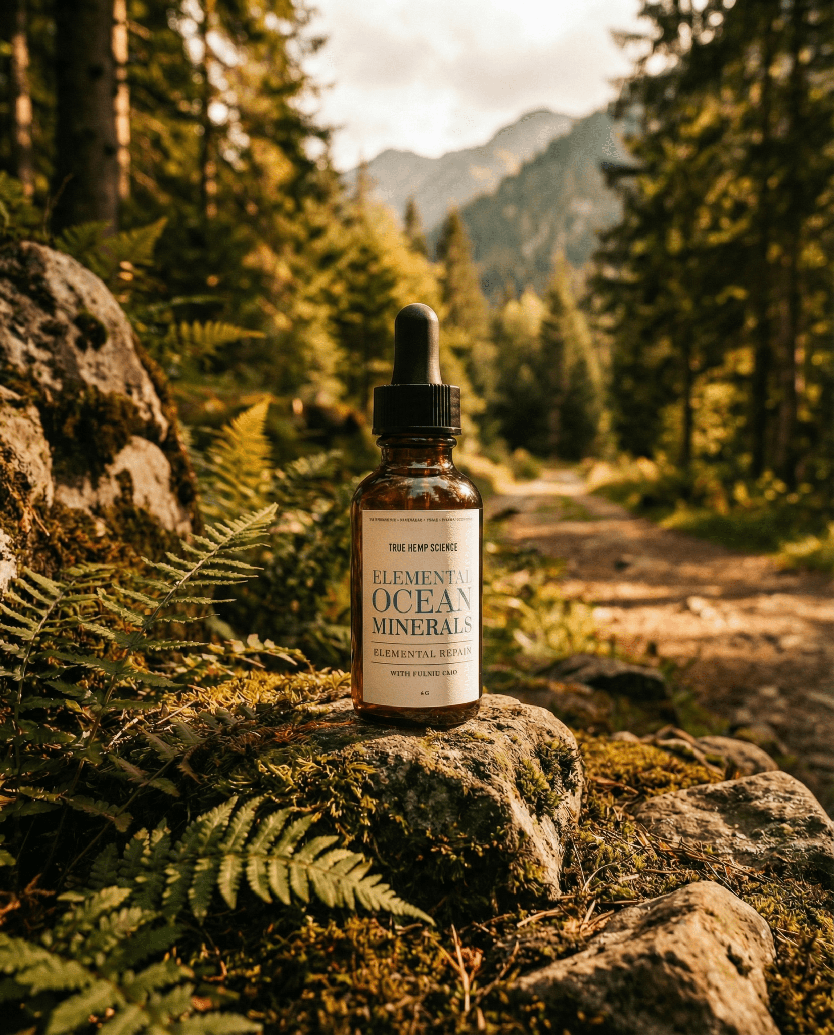 ELEMENTAL OCEAN MINERALS Elemental Repair with Shilajit & Fulvic acid - True Hemp Science