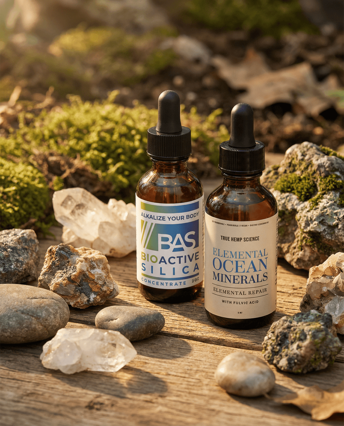 ELEMENTAL OCEAN MINERALS Elemental Repair with Shilajit & Fulvic acid - True Hemp Science