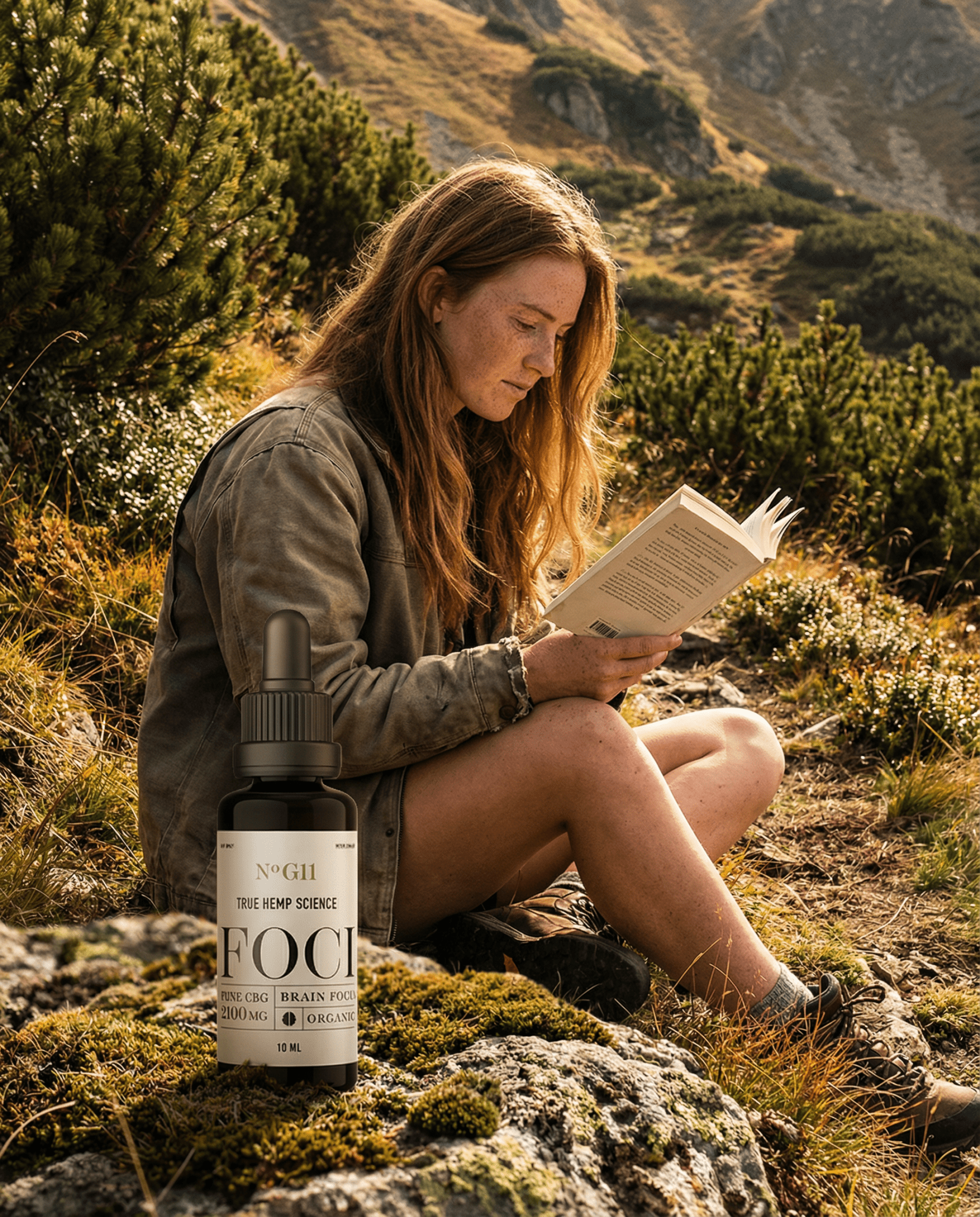 FOCI - Brain Focus 2100mg Pure CBG Oil - True Hemp Science