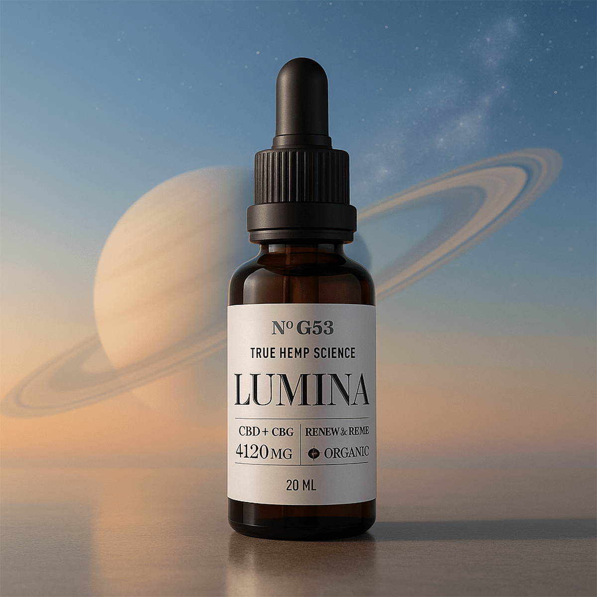 LUMINA - Organic • CBGa + CBDa Terpene Strong • Renew and Repair - True Hemp Science