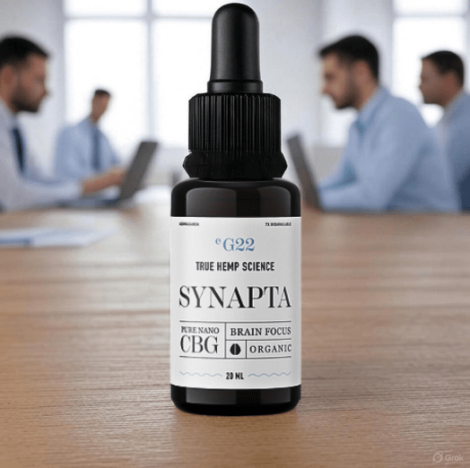 SYNAPTA - Pure NANO CBG Brain Focus - True Hemp Science
