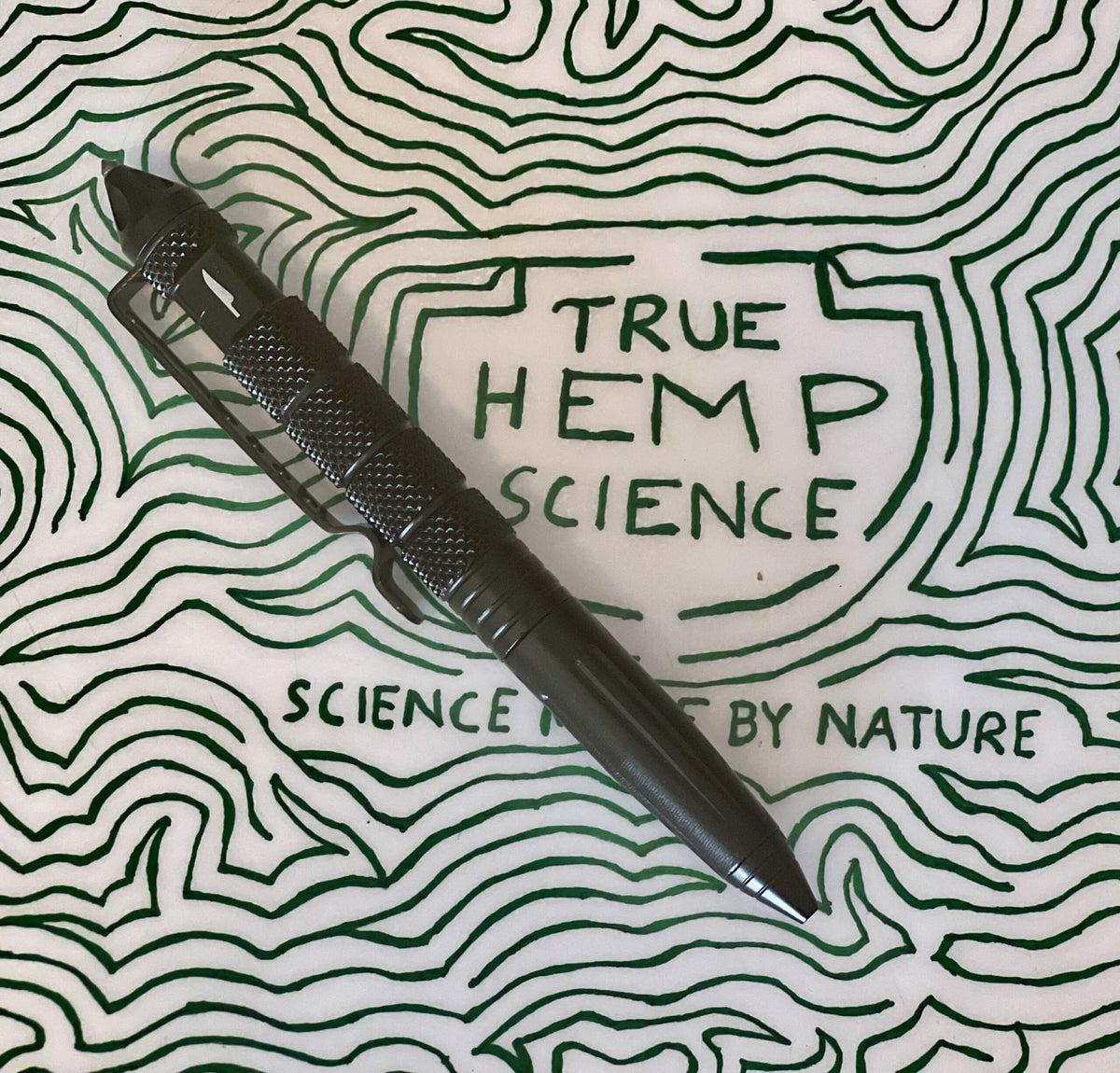 Tactical Pen - Black ink - True Hemp Science
