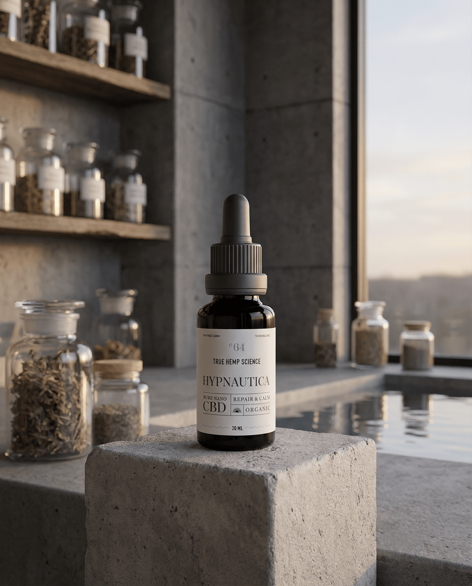 True Hemp Science – Hypnautica Repair Calm Organic Nano CBD Oil (20ml) - True Hemp Science