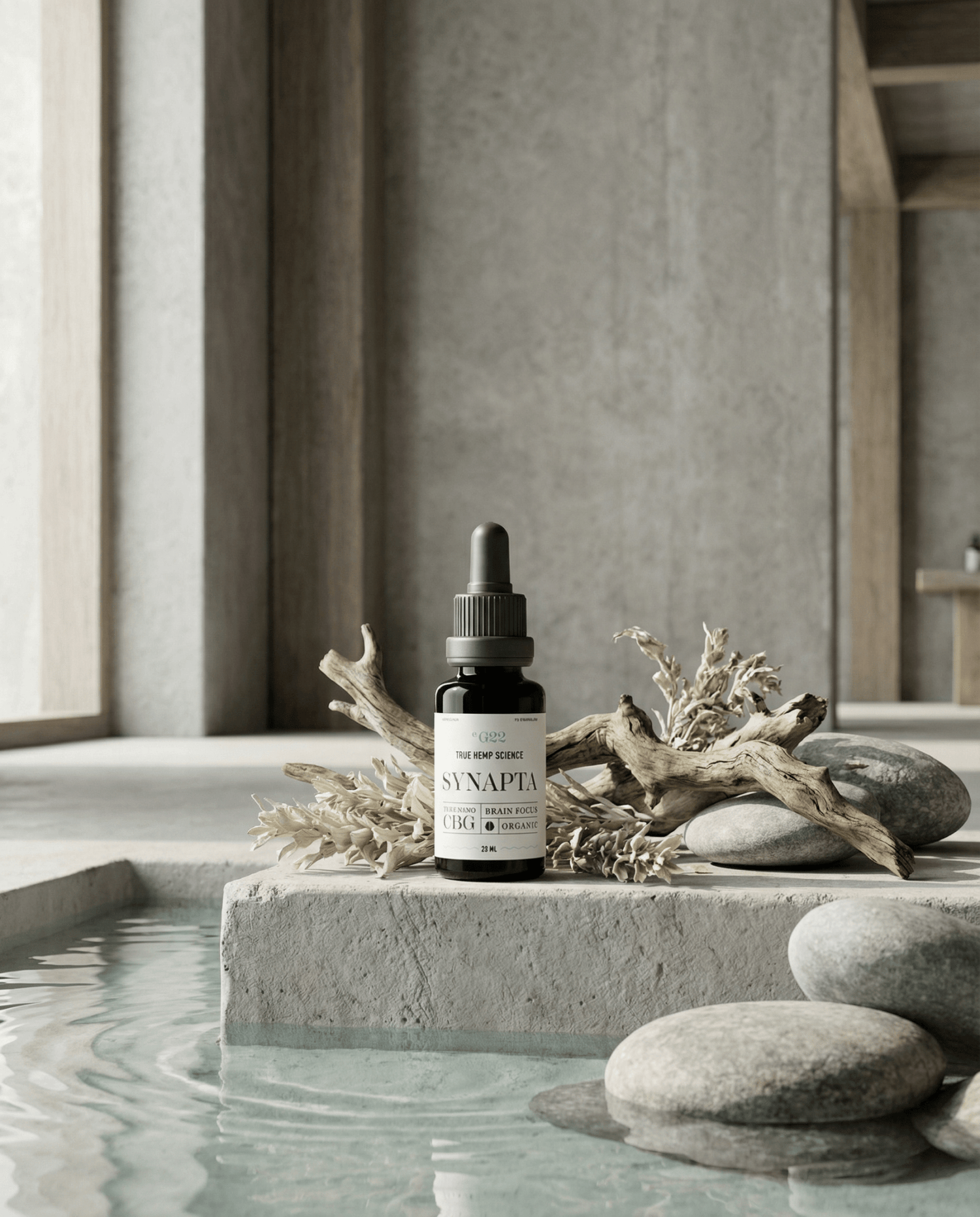True Hemp Science – Synapta G22 Pure Nano CBG Brain Focus Oil (20ml) - True Hemp Science