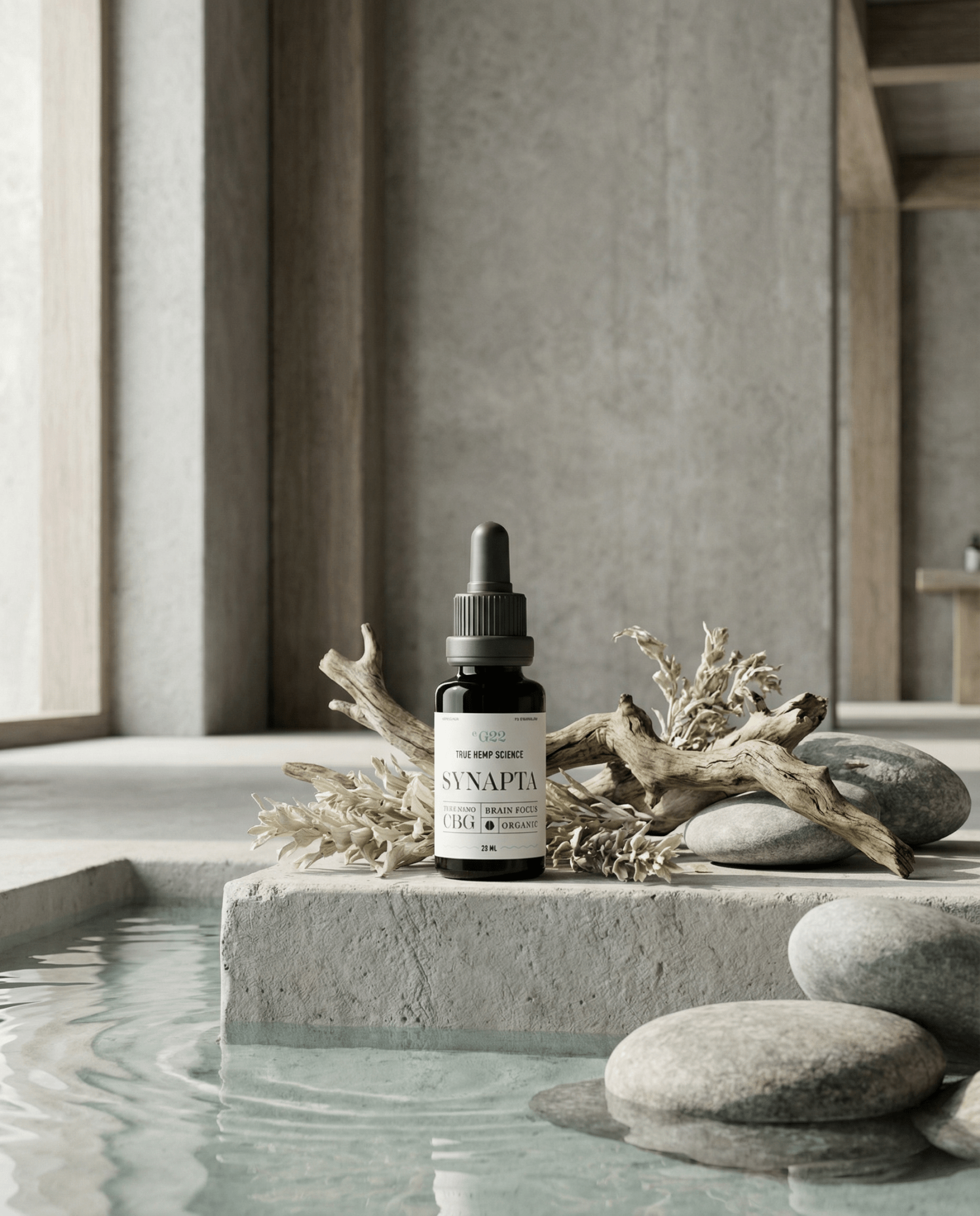 True Hemp Science – Synapta G22 Pure Nano CBG Brain Focus Oil (20ml) - True Hemp Science